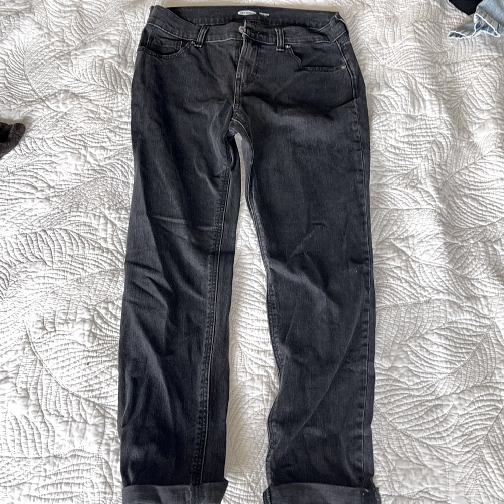 Black old navy boyfriend jeans